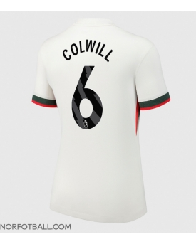 Billige Fotballdrakt Chelsea Levi Colwill #6 Replika Bortedrakt Dame 2025-26 Kortermet Billige Fotballdrakt Chelsea Levi Colwill #6 Replika Bortedrakt Dame 2025-26 Kortermet